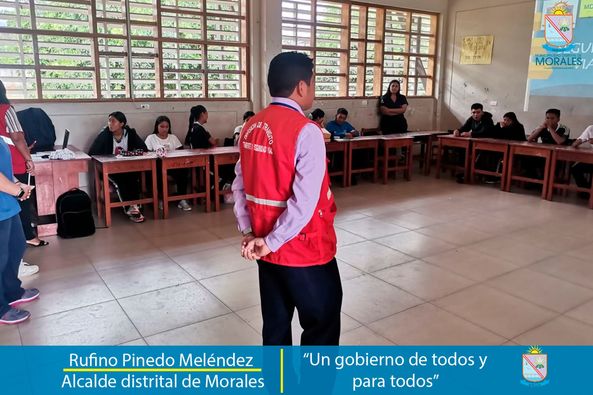 MUNICIPALIDAD DE MORALES CAPACITA A ESTUDIANTES DEL COLEGIO FRANCISCO IZQUIERDO RÍOS EN TEMAS DE EDUCACIÓN VIAL. 